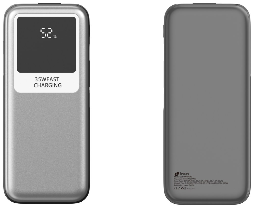 Leotec Power Bank 10000mAh 35W
