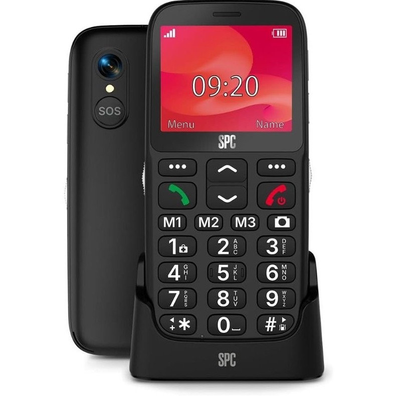 Móvil SPC 2338N Polaris Pure Negro