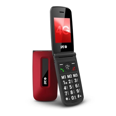 Móvil SPC 2342R Titan 4G 2.4" Rojo