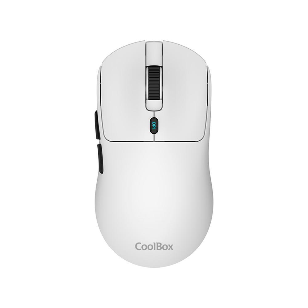 Ratón CoolBox W03 Inalámbrico Bluetooth Blanco