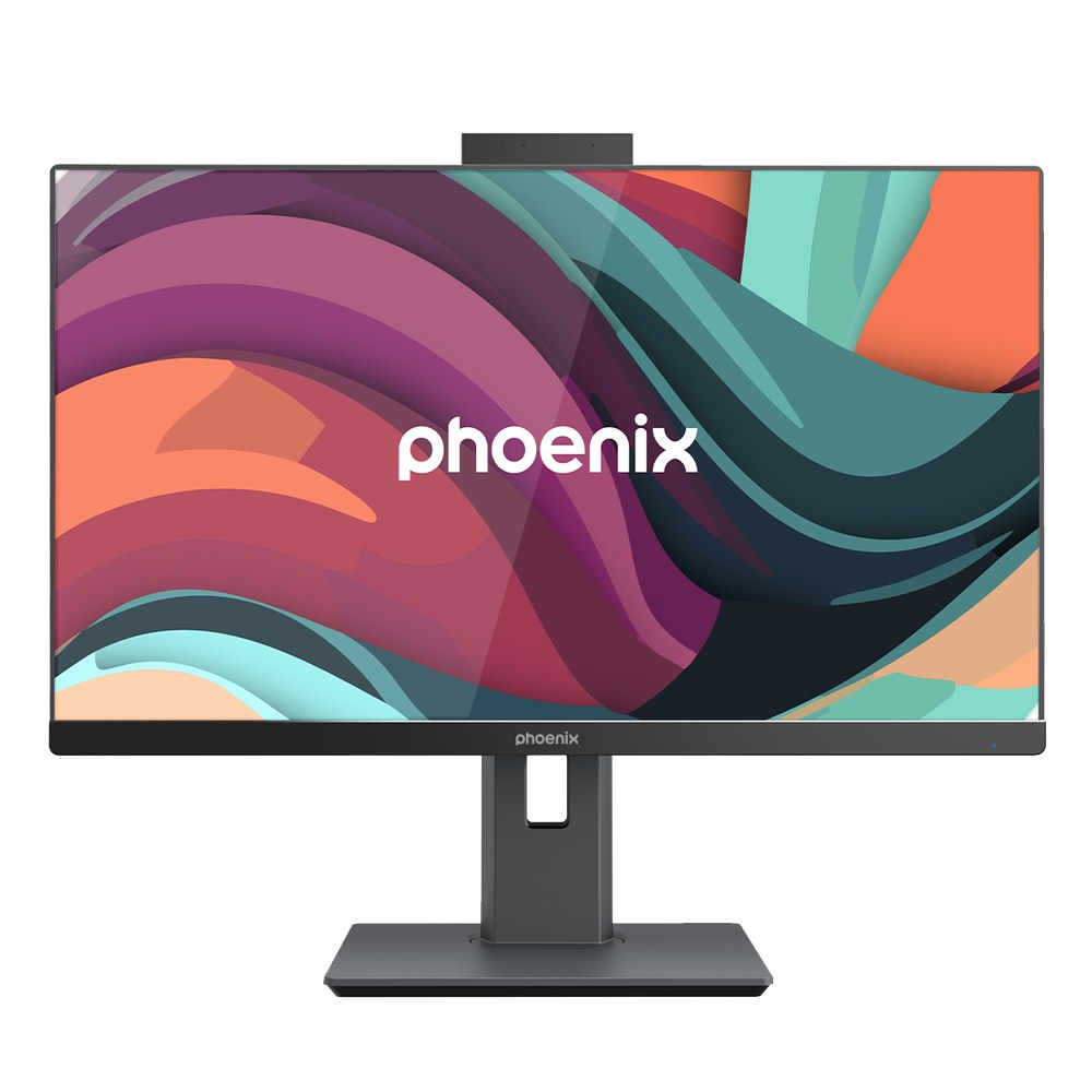 Barebone all in one phoenix 24" campro4 h610t2 ddr5 con adaptador 120w Reacondicionado Como nuevo