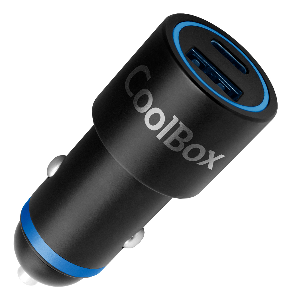 Cargador usb coche coolbox 45w usb