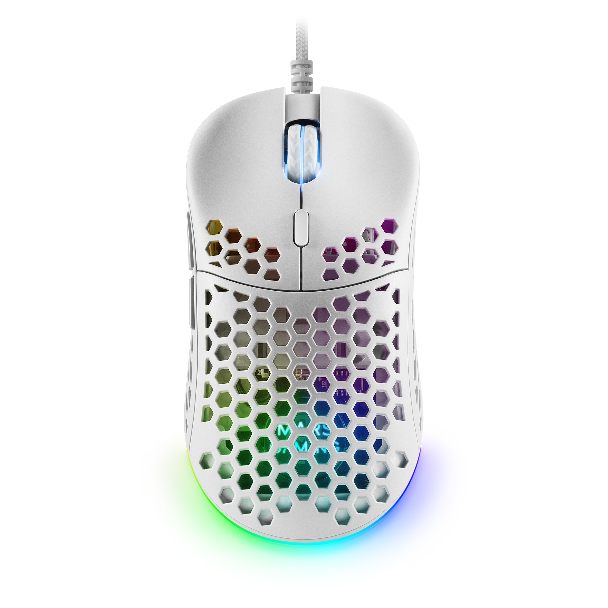 Ratón Mars Gaming Blanco 7 botones 200 DPI