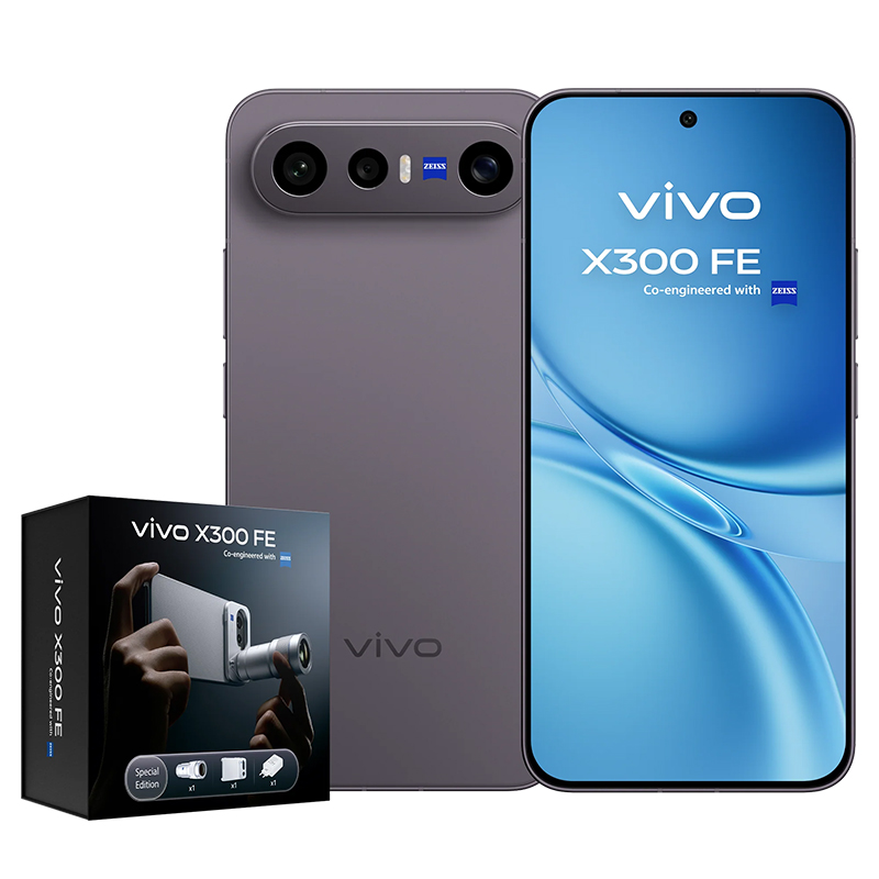 Móvil Vivo X300 FE 5G 512GB 12GB Negro + cargador