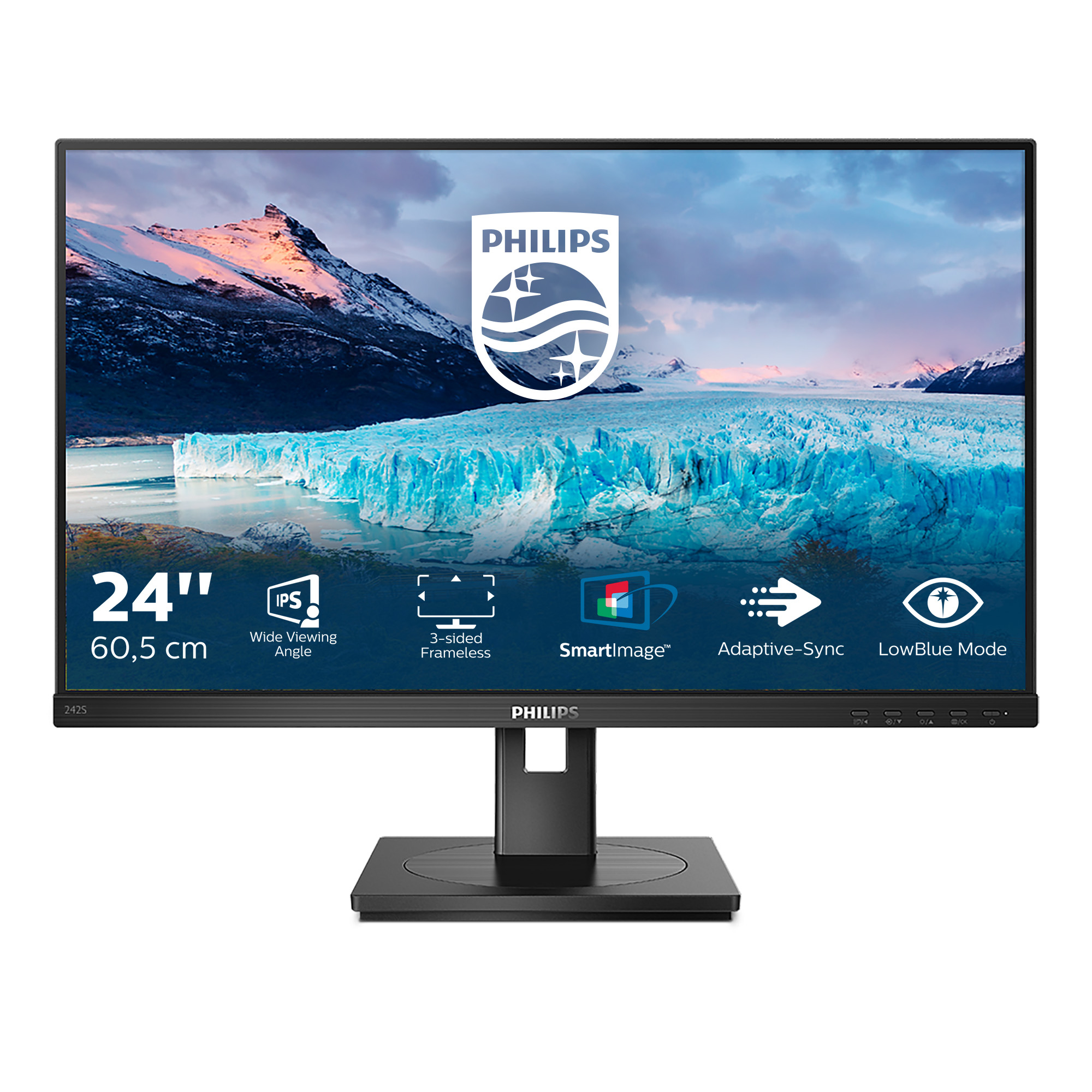 Monitor Philips 242S1AE 23.8" Full HD IPS HDMI DisplayPort VGA