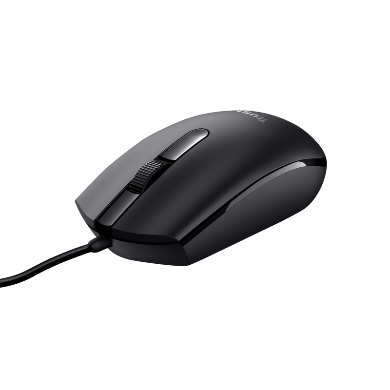 Ratón Trust TM-101 Eco Con cable Negro