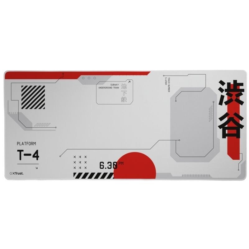 Alfombrilla Trust GXT 759 Japan XXL Blanco