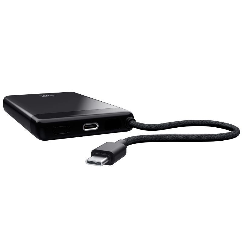 Batería externa Trust Fiera 10000mAh USB-C USB-A Negro (cable USB-C)