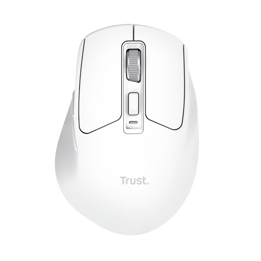 Ratón Trust Niven Con cable Inalámbrico Bluetooth Blanco