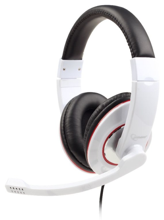 Auriculares Gembird MHS-001-GW Diadema Jack 3,5 mm Blanco