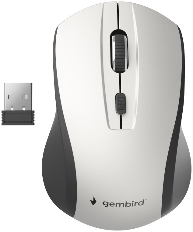 Ratón Gembird MUSW-4B-02-BS Inalámbrico Negro