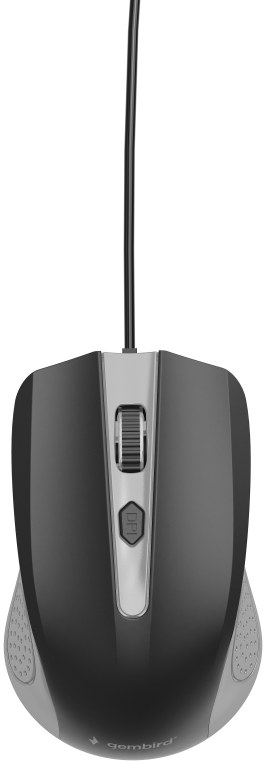 Ratón Gembird MUS-4B-01 Con cable Negro
