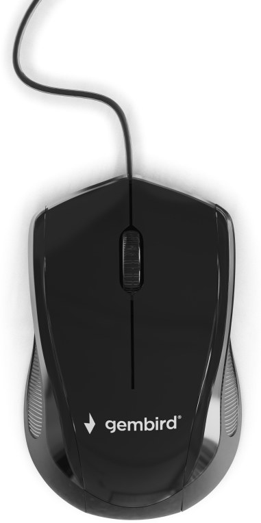 Ratón Gembird MUS-3B-02 Con cable Negro