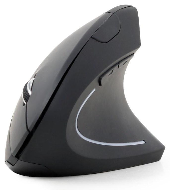 Ratón Gembird MUSW-ERGO-01 Inalámbrico Negro
