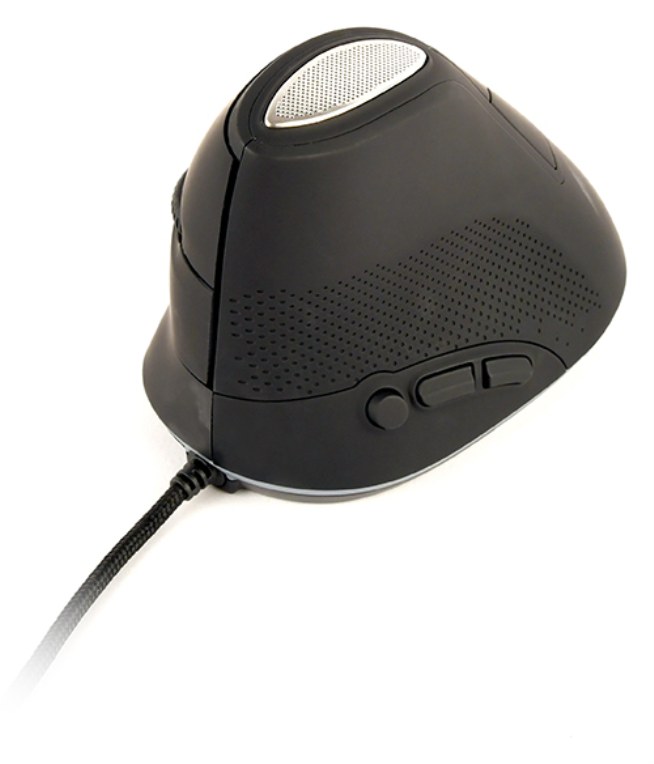 Ratón Gembird MUS-ERGO-03 Con cable Negro