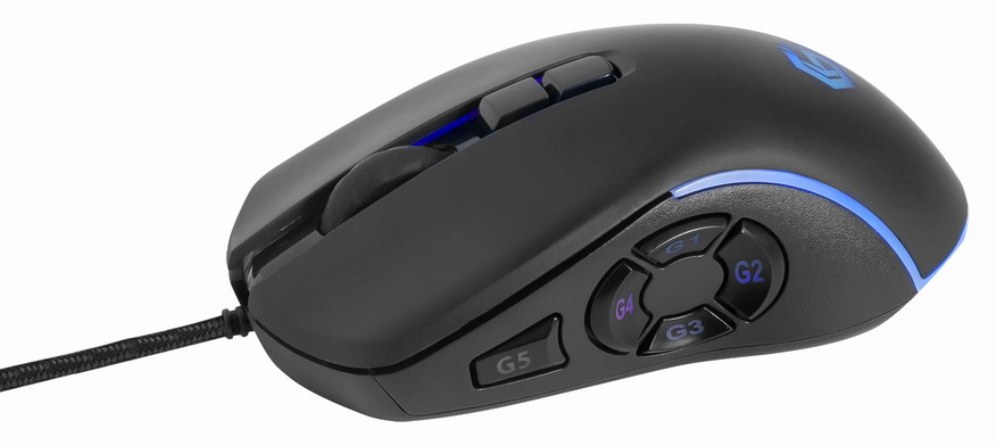 Gembird MUSG-RAGNAR-RX500 ratón Juego mano derecha USB tipo A 12000 DPI