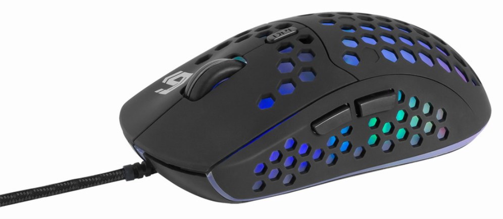 Ratón Gembird MUSG-RAGNAR-RX400 Con cable Negro