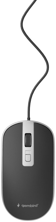 Ratón Gembird MUS-4B-06-BS Con cable Negro