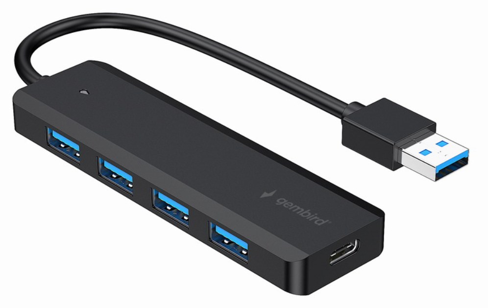 Hub USB Gembird UHB-U3P4P-02 USB 3.2 Gen 1 4 puertos