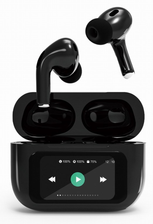 Auriculares Gembird GMB Audio TWS-LCD-ANC-01 De botón (TWS) Bluetooth Negro