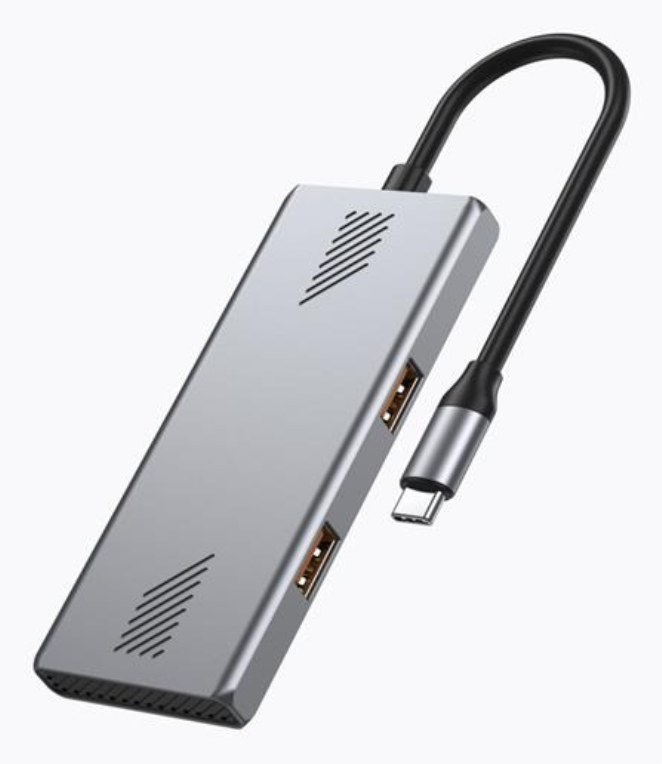 Gembird UHB-CM-U310-A2C2-01 hub de interfaz USB 3.2 Gen 1 (3.1 Gen 1) Type-C Pla