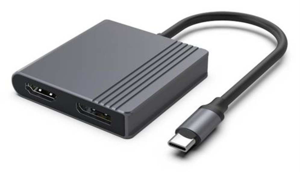 Gembird A-CM-HDMIFDPF-01 hub de interfaz USB Tipo C Gris