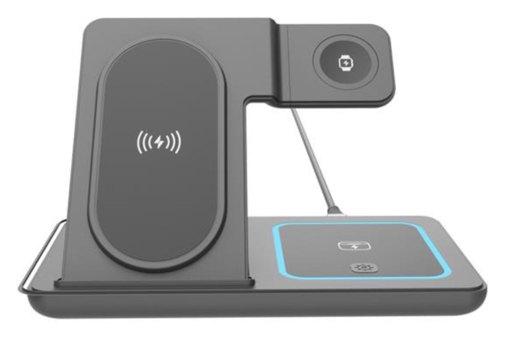 Cargador inalámbrico Gembird TA-WPC31A-01-BK Inalámbrico Negro