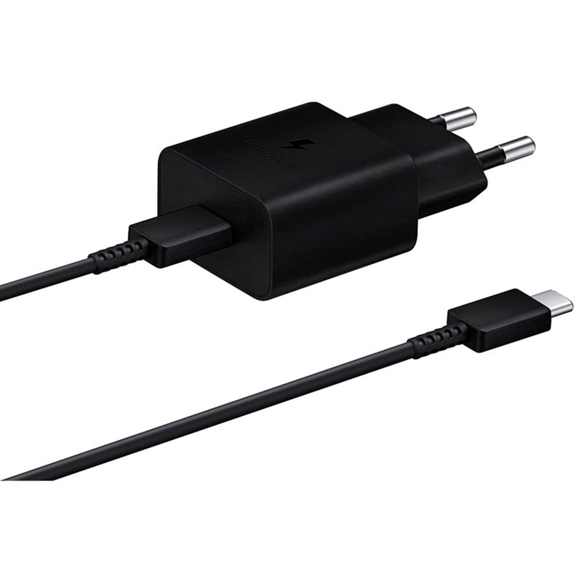 Cargador de pared Samsung EP-T1510XBEGEU USB-C Negro (Cable USB-C)