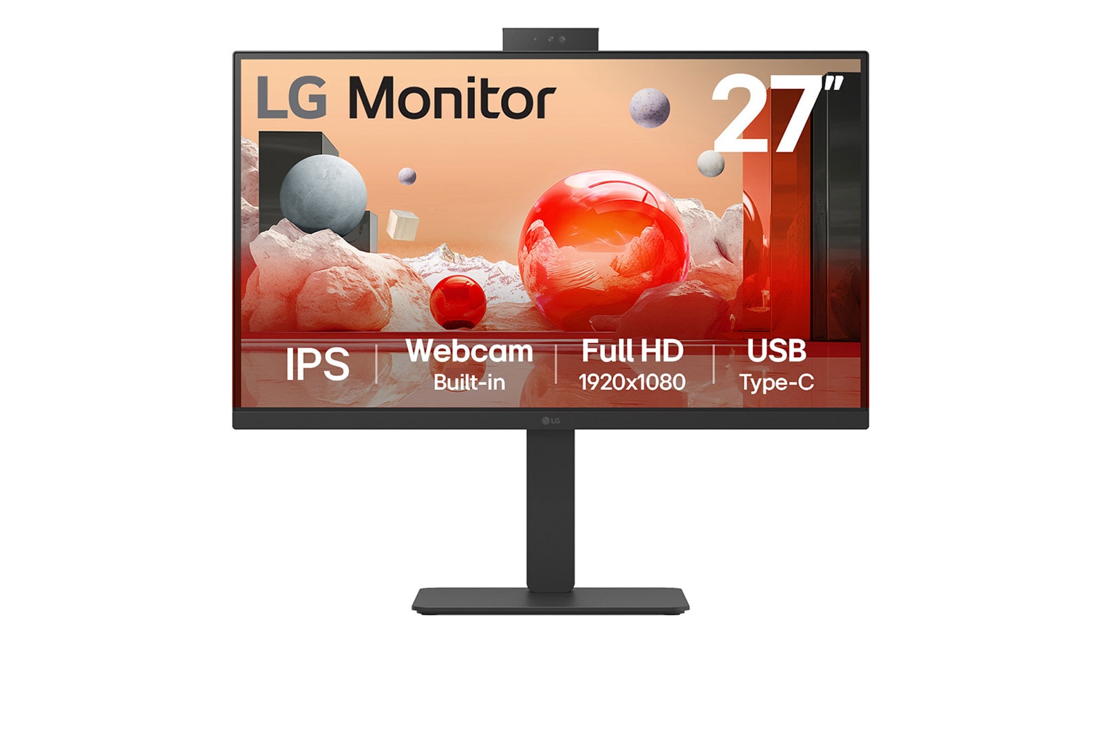 Monitor LG 27BA850 27" Full HD IPS 100Hz Negro