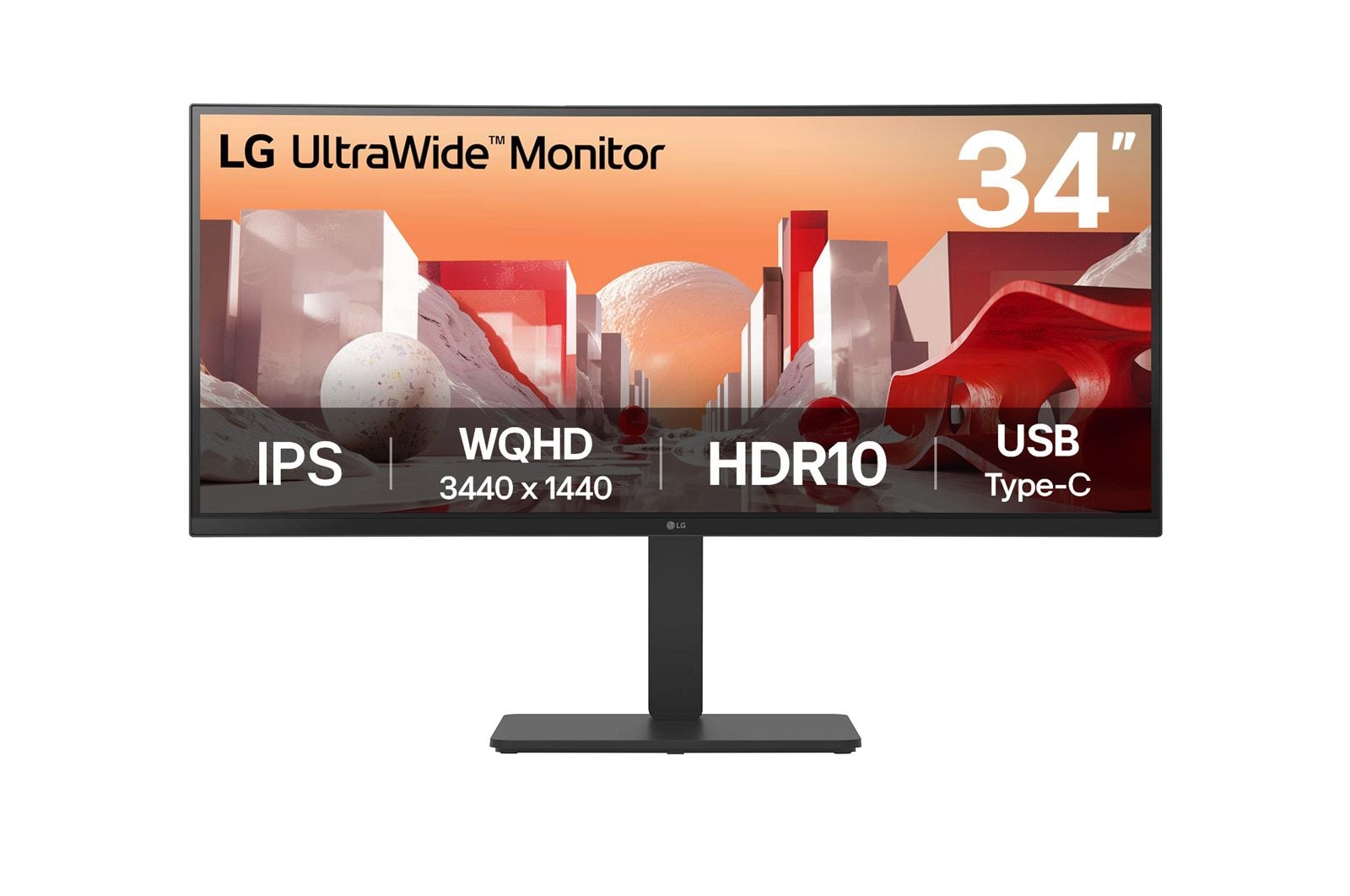 Monitor LG 34BA75QE-B 34" 3440 x 1440 60Hz IPS Curvo Negro