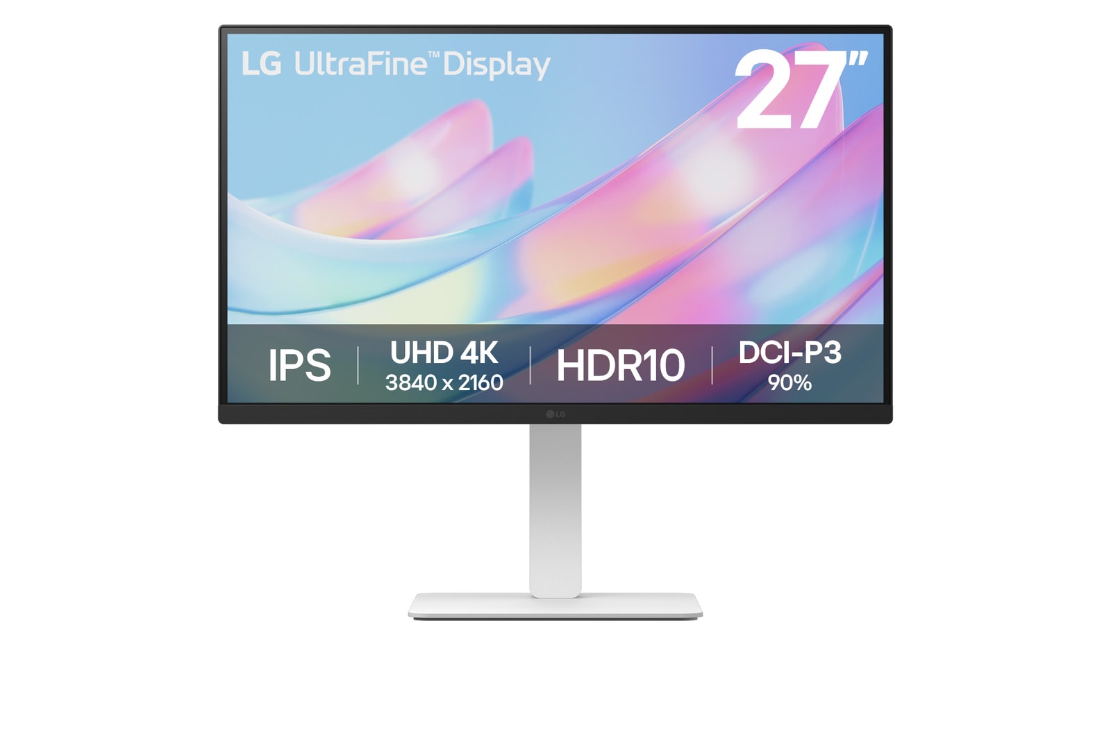 Monitor LG 27US550-W 27" 4K UHD 3840 x 2160 60Hz IPS Ajustable Blanco