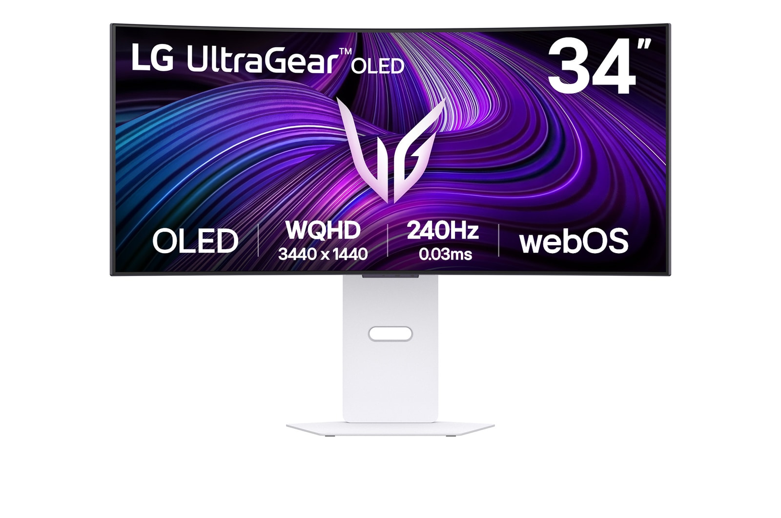 Monitor curvo gaming 34 pulgadas lg 34gx90sa - w