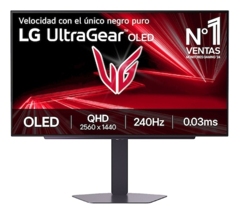 Monitor LG 27GX704A-B 27" QHD 2560x1440 240Hz OLED Negro