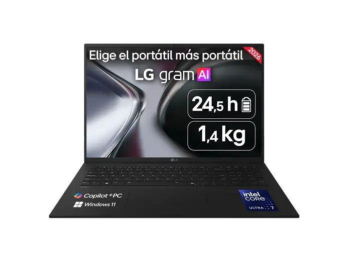Portátil LG Gram 17 Intel Core Ultra 7 258V 32GB 512GB SSD