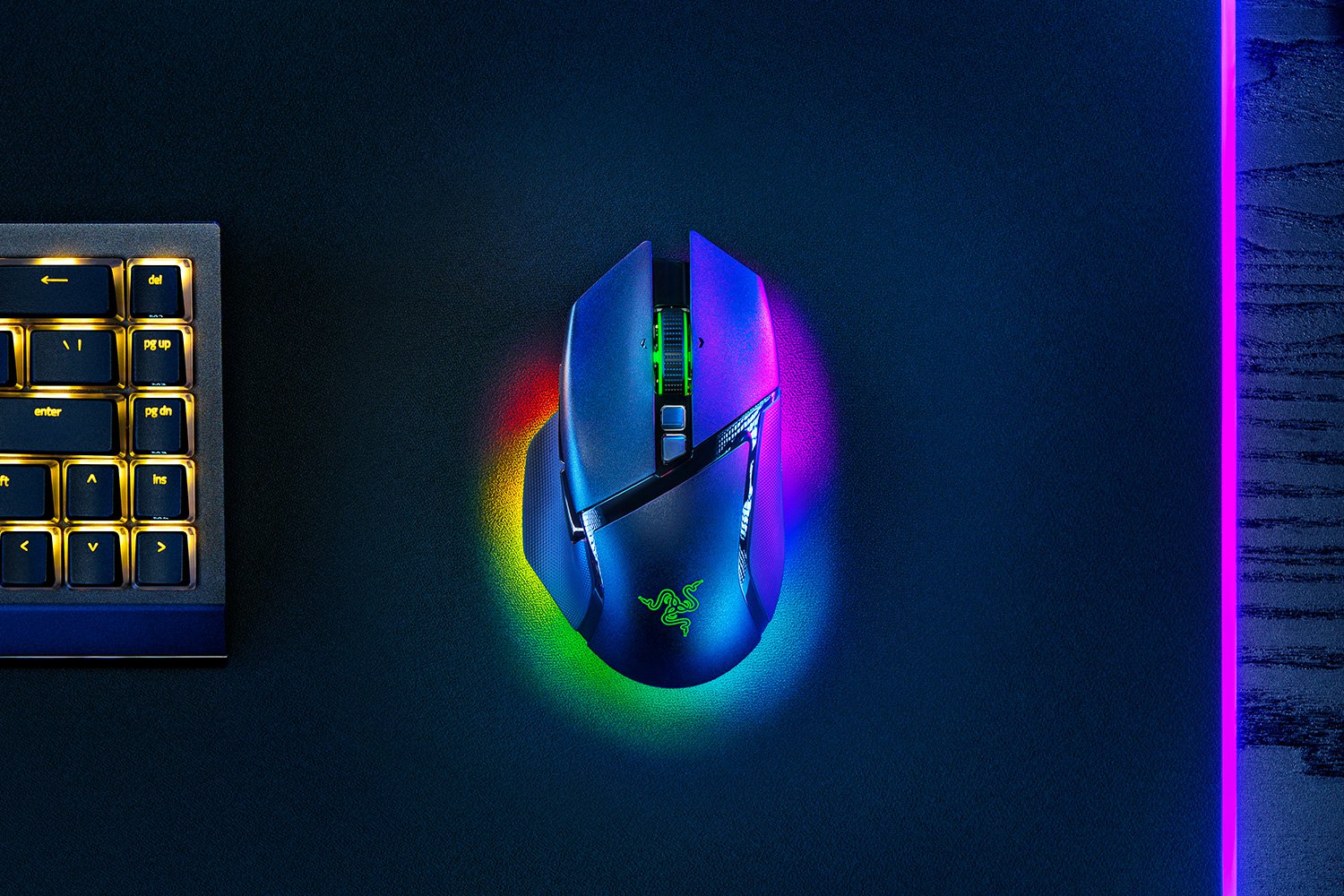 Ratón Razer Basilisk V3 Pro Con cable Inalámbrico Bluetooth Negro
