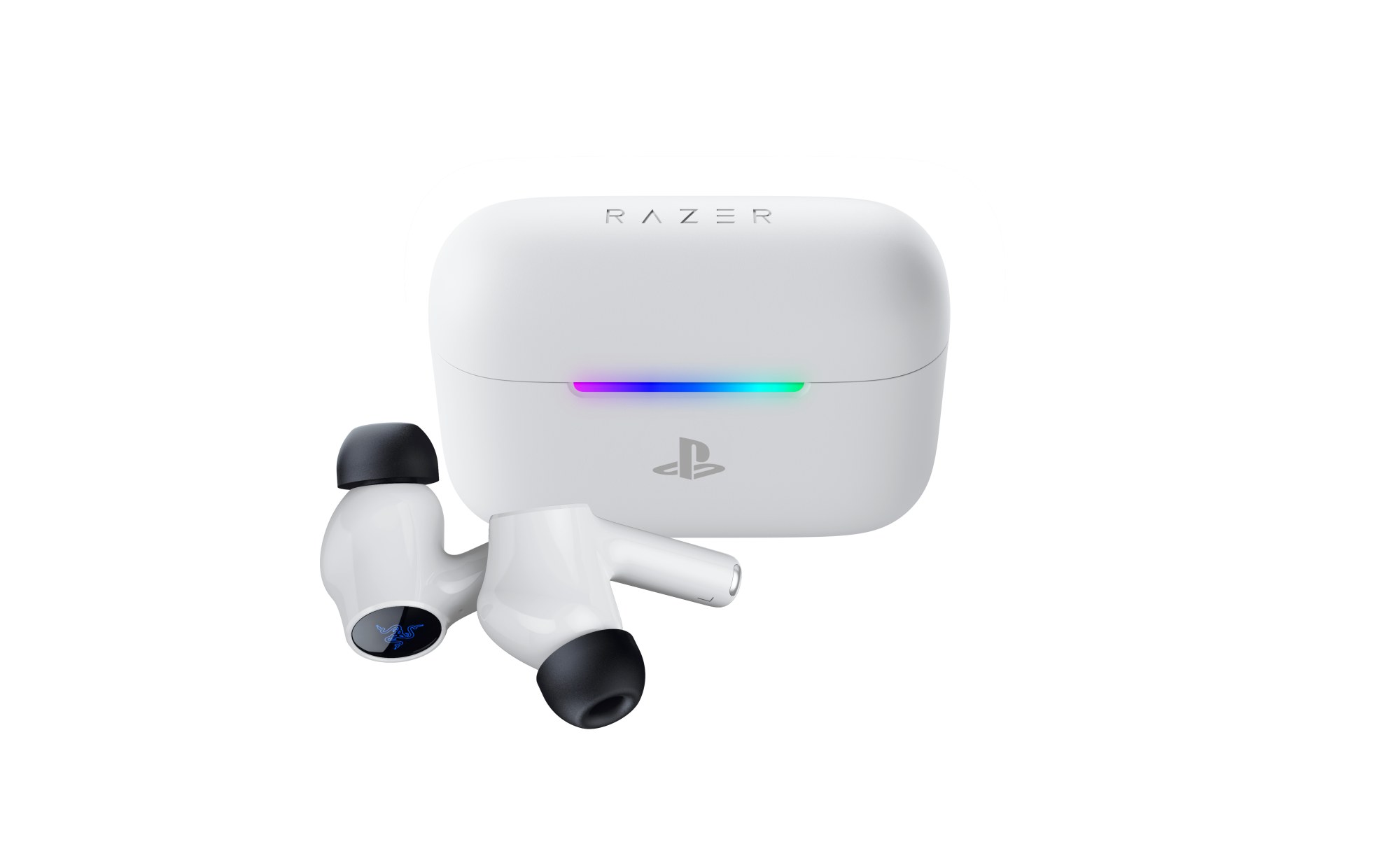 Auriculares Razer Hammerhead V3 X HyperSpeed for PlayStation De botón (TWS) Bluetooth Blanco