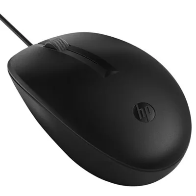 Ratón HP 128 Con cable Negro