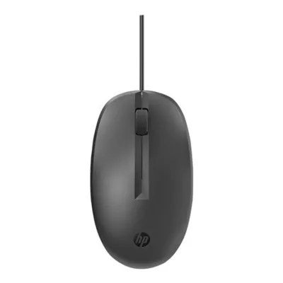Ratón HP 125 Con cable Negro
