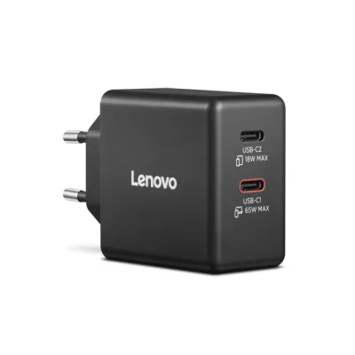 Cargador de pared Lenovo 40AW065BEU USB-C Negro 65W