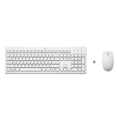 Teclado + raton hp 230 wireless inalambrico/ blanco Reacondicionado Como nuevo