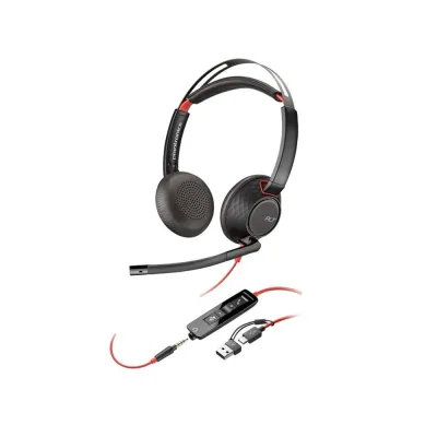 Auriculares Poly BW 5220 Diadema USB-C Jack 3,5 mm Negro