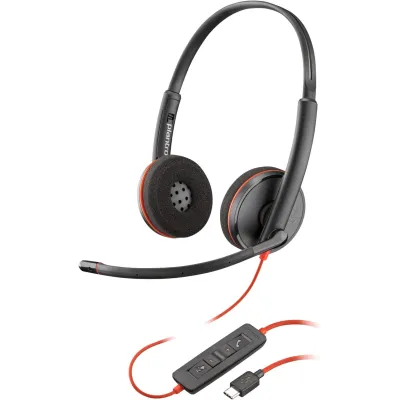 Auriculares Poly Blackwire 3220 Diadema USB-C Negro