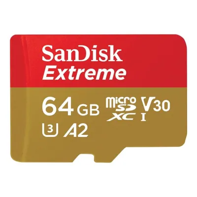 Tarjeta de memoria SanDisk microSDXC Extreme 64GB microSD