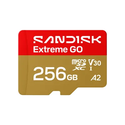 Tarjeta de memoria SanDisk Extreme GO 256GB microSD