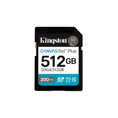 Tarjeta de memoria Kingston Canvas Go! Plus 512GB SD