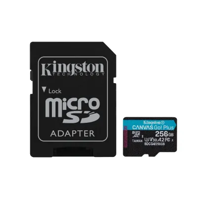 Tarjeta de memoria Kingston Technology Canvas Go! Plus 256GB microSD
