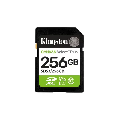 Tarjeta de memoria Kingston Canvas Select Plus 256GB SD