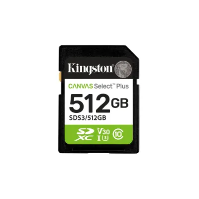 Tarjeta de memoria Kingston Canvas Select Plus 512GB