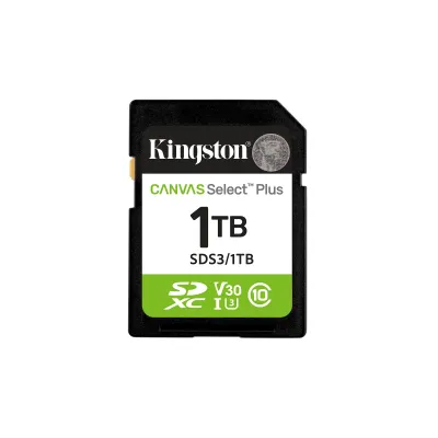 Tarjeta de memoria Kingston Canvas Select Plus Gen3 1TB