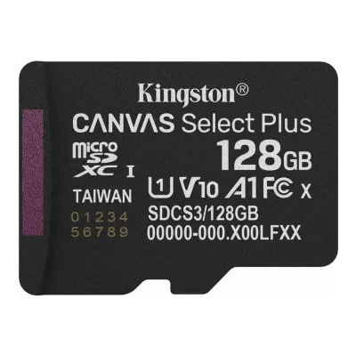 Tarjeta de memoria Kingston Canvas Select Plus Gen3 128GB microSD